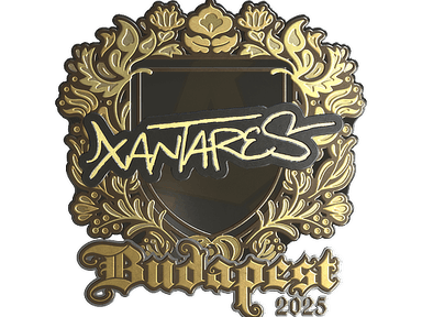 Sticker | XANTARES (Gold) | Budapest 2025