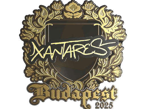 Sticker | XANTARES (Gold) | Budapest 2025