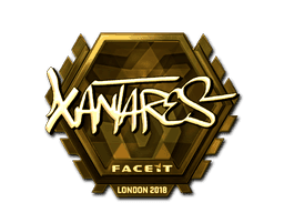 Sticker | XANTARES (Gold) | London 2018