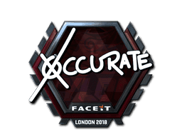 Sticker | xccurate (Foil) | London 2018