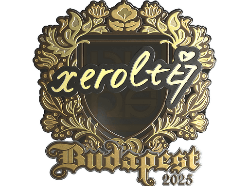 Sticker | xerolte (Gold) | Budapest 2025