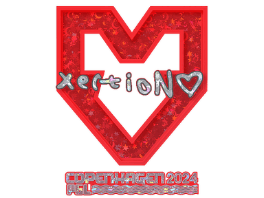 Sticker | xertioN (Glitter) | Copenhagen 2024