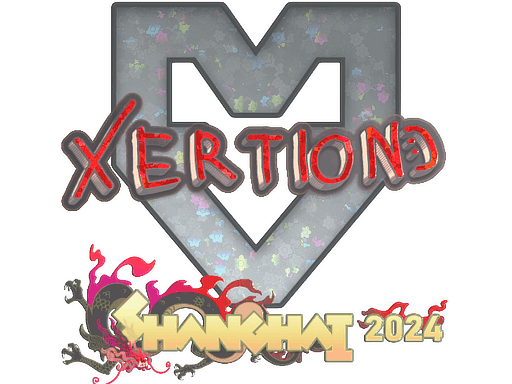 Sticker | xertioN (Glitter) | Shanghai 2024