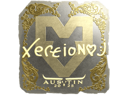 Sticker | xertioN (Gold) | Austin 2025