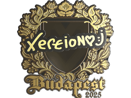 Sticker | xertioN (Gold) | Budapest 2025