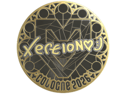 Sticker | xertioN (Gold) | Cologne 2026