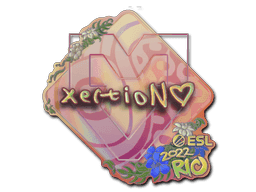 Sticker | xertioN (Holo) | Rio 2022