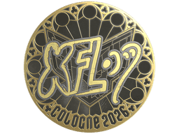 Sticker | xfl0ud (Gold) | Cologne 2026