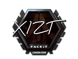 Sticker | Xizt (Foil) | London 2018