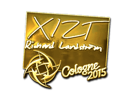 Sticker | Xizt (Gold) | Cologne 2015