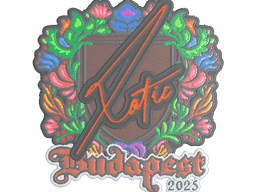 Sticker | XotiC (Embroidered) | Budapest 2025