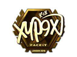 Sticker | Xyp9x (Gold) | London 2018