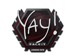 Sticker | yay | London 2018