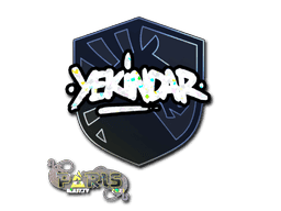 Sticker | YEKINDAR (Glitter) | Paris 2023