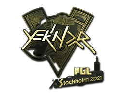 Sticker | YEKINDAR (Gold) | Stockholm 2021