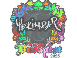 Sticker | YEKINDAR (Holo) | Budapest 2025