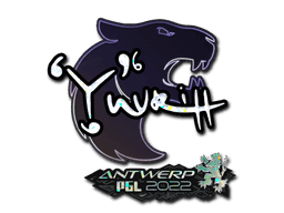 Sticker | yuurih (Glitter) | Antwerp 2022