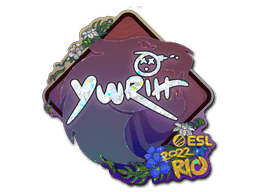 Sticker | yuurih (Glitter) | Rio 2022