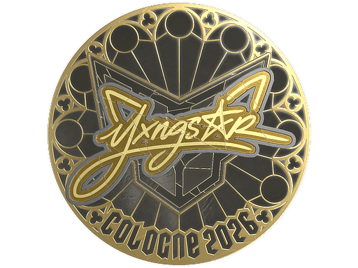Sticker | yxngstxr (Gold) | Cologne 2026