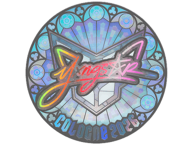Sticker | yxngstxr (Holo) | Cologne 2026