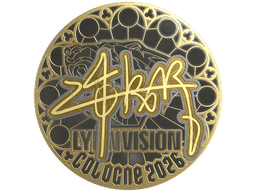 Sticker | z4KR (Gold) | Cologne 2026