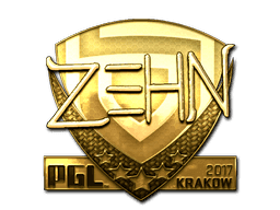 Sticker | zehN (Gold) | Krakow 2017