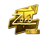 Sticker | Zero (Gold) | Atlanta 2017