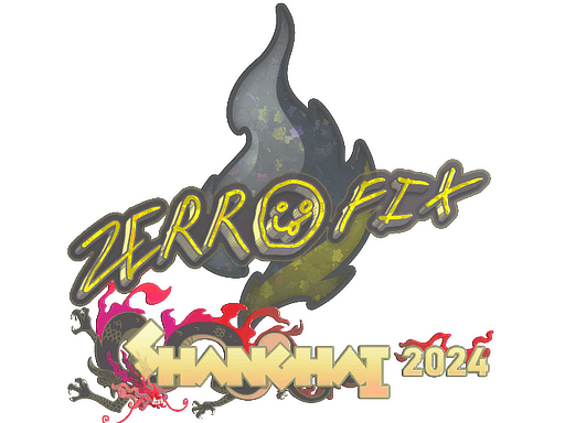 Sticker | zeRRoFIX (Glitter) | Shanghai 2024