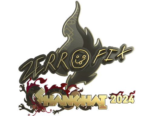 Sticker | zeRRoFIX (Gold) | Shanghai 2024