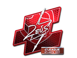 Sticker | Zeus (Foil) | Atlanta 2017