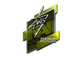 Sticker | Zeus (Foil) | Boston 2018