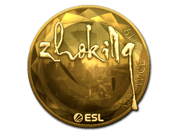 Sticker | zhokiNg (Gold) | Katowice 2019