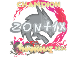 Sticker | zont1x (Champion) | Shanghai 2024