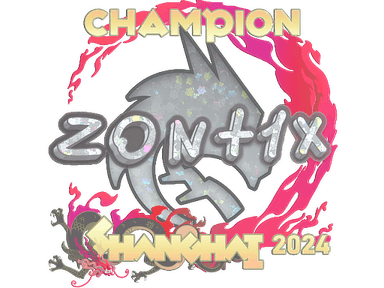 Sticker | zont1x (Glitter, Champion) | Shanghai 2024