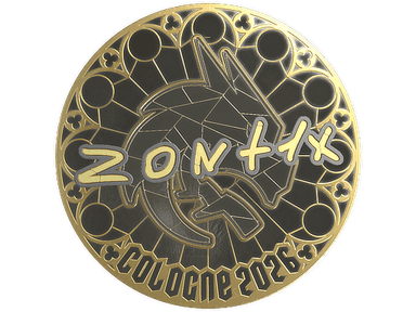 Sticker | zont1x (Gold) | Cologne 2026