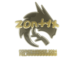 Sticker | zont1x (Gold) | Copenhagen 2024