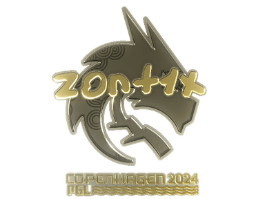 Sticker | zont1x (Gold) | Copenhagen 2024