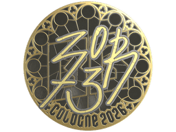 Sticker | zorte (Gold) | Cologne 2026