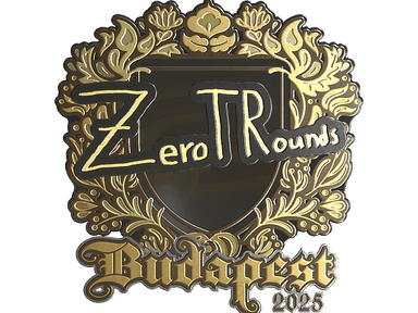 Sticker | ztr (Gold) | Budapest 2025