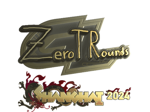 Sticker | ztr (Gold) | Shanghai 2024