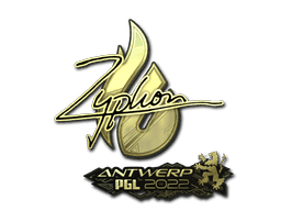 Sticker | Zyphon (Gold) | Antwerp 2022