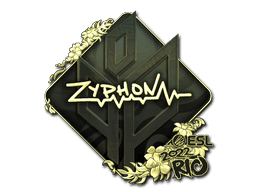 Sticker | Zyphon (Gold) | Rio 2022