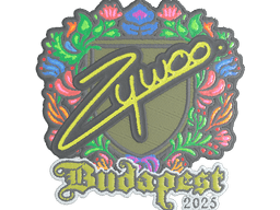 Sticker | ZywOo (Embroidered) | Budapest 2025