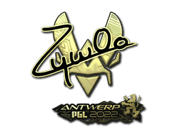 Sticker | ZywOo (Gold) | Antwerp 2022