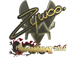 Sticker | ZywOo (Gold) | Shanghai 2024