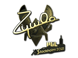 Sticker | ZywOo (Gold) | Stockholm 2021