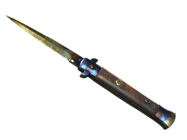 ★ StatTrak™ Stiletto Knife | Case Hardened (Battle-Scarred)