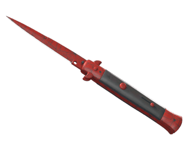 ★ Stiletto Knife | Crimson Web (Minimal Wear)