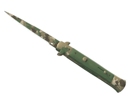 ★ StatTrak™ Stiletto Knife | Forest DDPAT (Well-Worn)