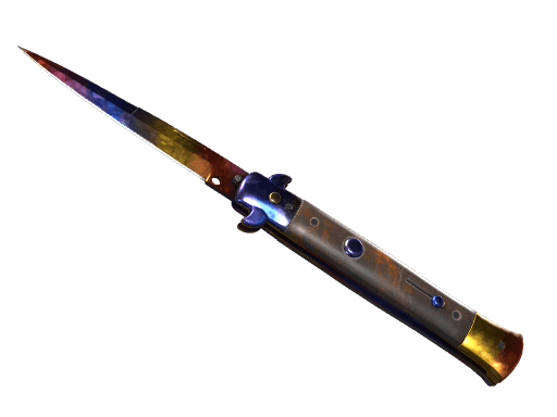 ★ Stiletto Knife | Marble Fade (Minimal Wear)